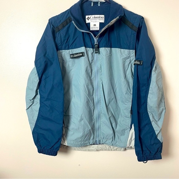 Columbia Packable Fishing Coat – Zip-Off Sleeves, Blue, Size Medium - Picture 1 of 9